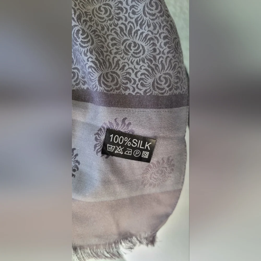 Elegant Large Silk Scarf